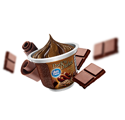 دایتی بستنی لیوانی توت و کاکاعو 